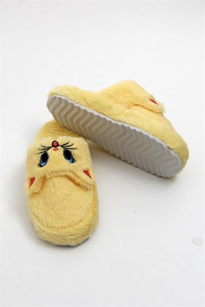 Önü Kapalı Tweety Model Ev Terliği Sarı