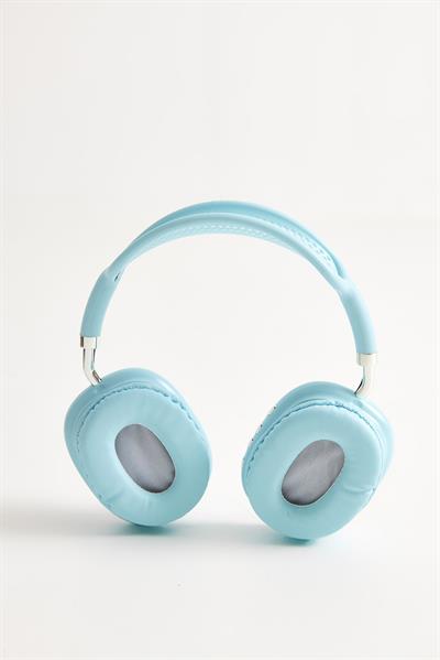 Kulak Üstü Bluetooth Kulaklık Mavi