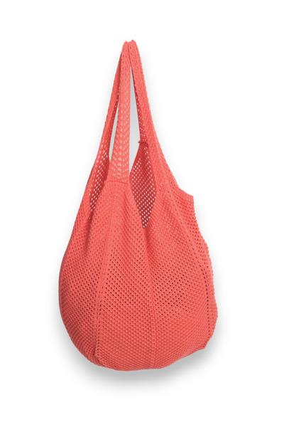 Omuz Askılı Triko Çanta Nar