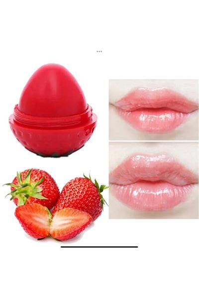 Çilek Figürlü Lip Balm Çilek Dudak Parlatıcısı 