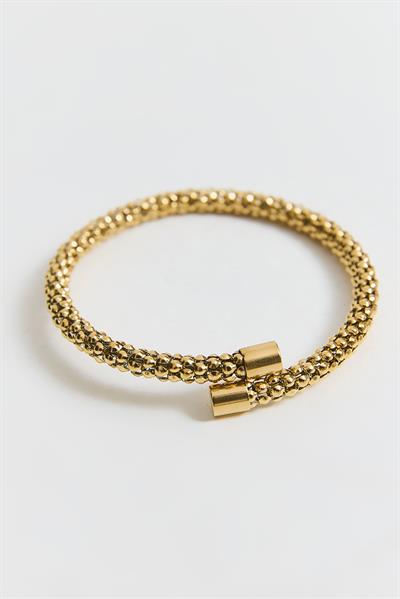 Dorika Toplu Çelik Altın Kaplama Kelepçe