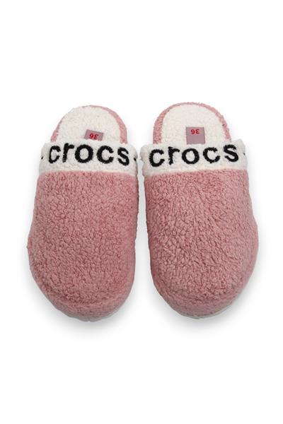 Kadın Peluş Model Pembe Ev Terliği