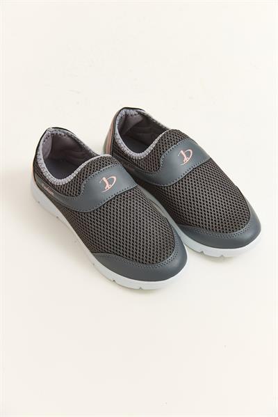 Bağcıksız Model Rahat Taban Ayakkabı Füme