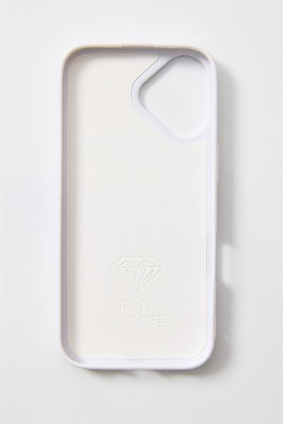 İphone 17 Uyumlu Full Taş Detaylı Swarovski Kılıf Beyaz