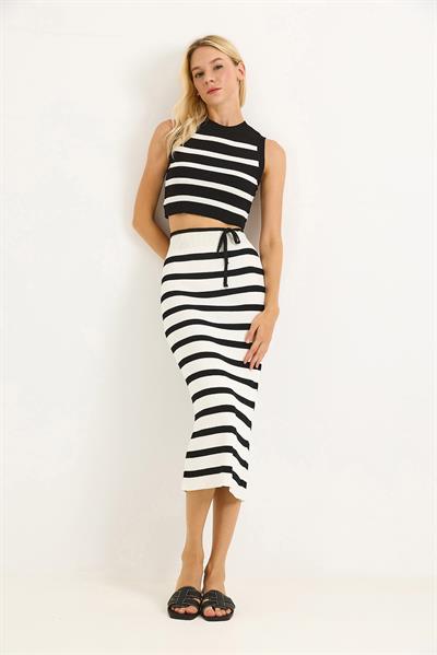 Triko Kalem Etek Beyaz