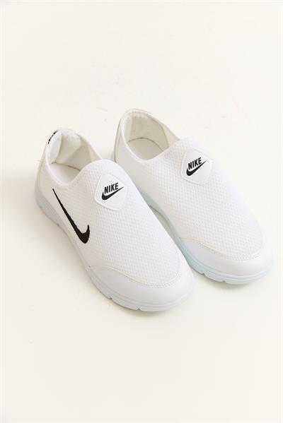Bağcıksız Model Comfort  Spor Ayakkabı Beyaz