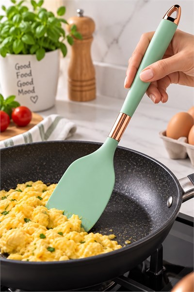Silikon Spatula Yeşil