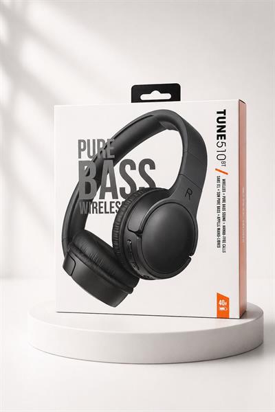 TUNE 510 Model Kulak Üstü Bluetooth Kulaklık Siyah
