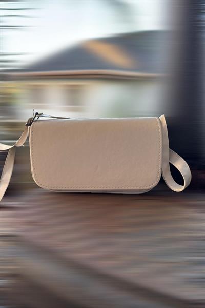 Günlük Baget Çanta Krem 