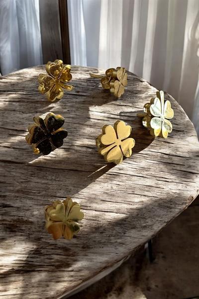 5 li YoncaLı Çelik Gold Küpe