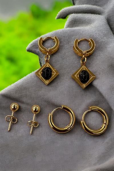 6 LI Üç Modelli Özel Tasarım Şık Çelik Klipsli Sarkıt