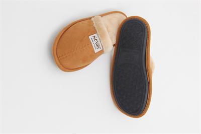 İçi Yünlü Önü Kapalı Ev Terliği Taba