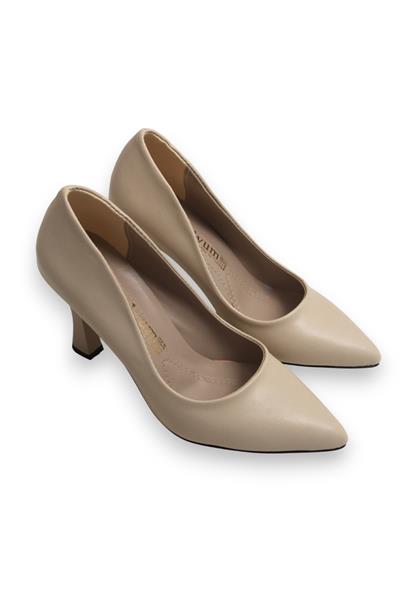 Kadın Sivri Burun Klasik Vizon Stiletto