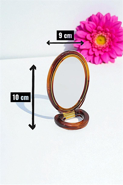 Çift Taraflı Standlı Ayarlanabilir Ayna 10*9 cm