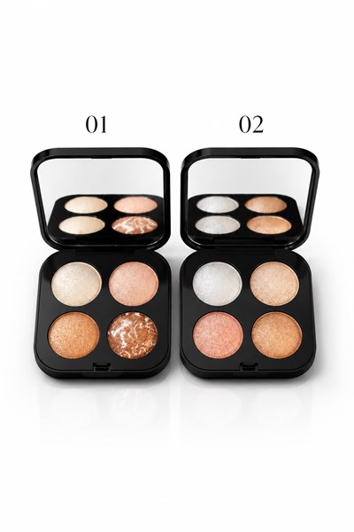 4lü Aynalı Highlighter Far 
