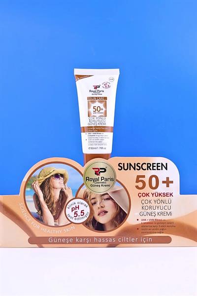 50 + Sunscreen Çok Yönlü Güneş Koruyucu Krem 50 ML
