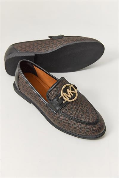Kadın Kahverengi MK Loafer Yeni Sezon