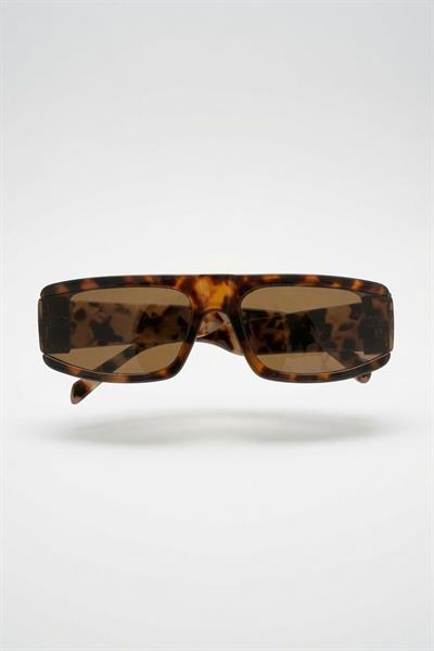Leopar Desenli UV Korumalı Güneş Gözlüğü Leopar