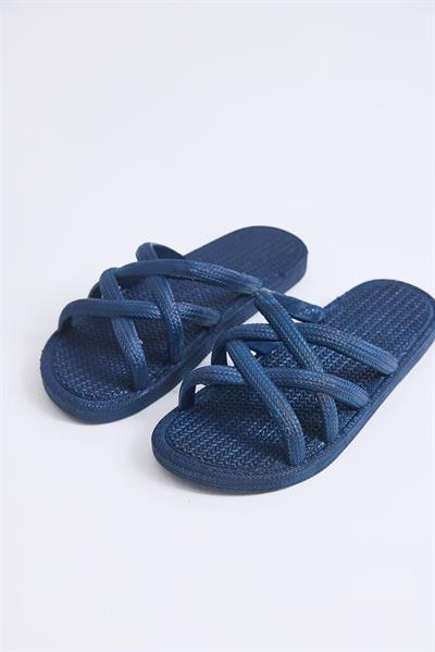 Yazlık Kaydırmaz Taban Ahtapot Terlik Lacivert