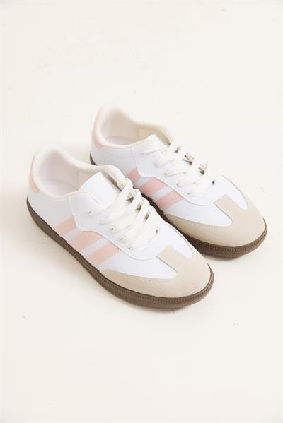 Üç Bant Samba Model Ayakkabı Pembe