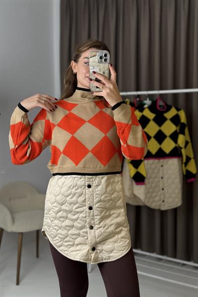 Kapitoneli Ekosee Triko Kazak Vizon