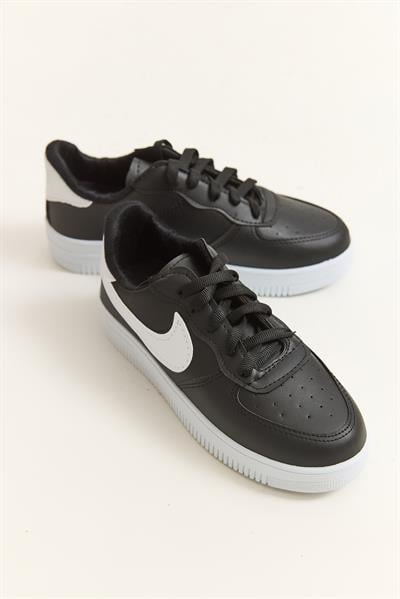 Air Model Bağcıklı Ayakkabı Siyah Beyaz