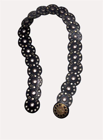 Metal Aksesuarlı  Parçalı Kadın Kemer Gold