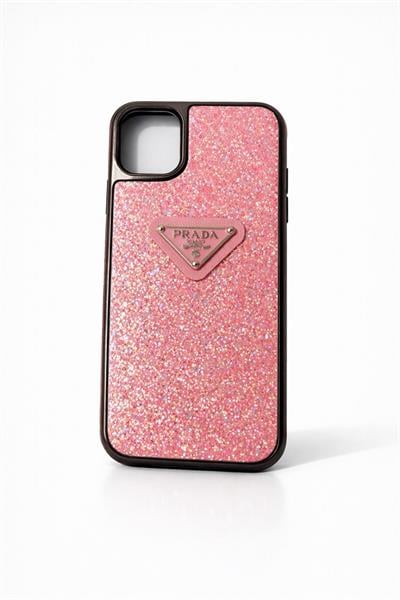 İphone 15 Plus Uyumlu Parlak Taşlı Premium Kılıf Pembe