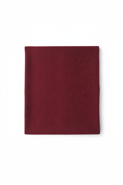 Kadın Dikişsiz Püsküllü Şık Bordo Şal 150*50 CM
