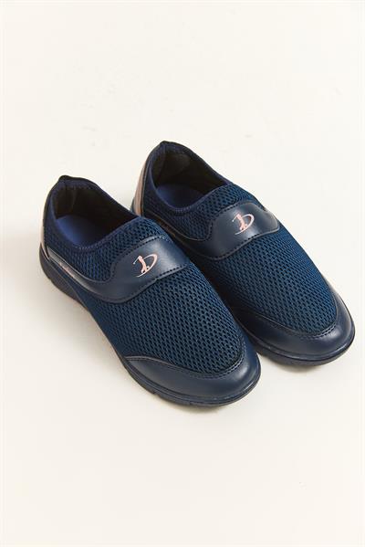 Bağcıksız Model Rahat Taban Ayakkabı Lacivert