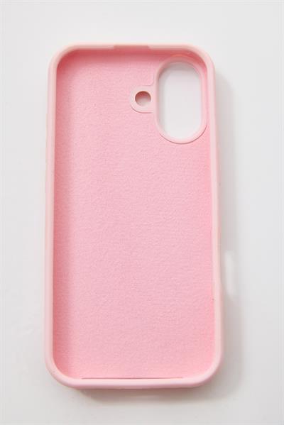 İphone  17  Uyumlu Vantuzlu ve Pop-it Özellikli Kılıf  Pembe