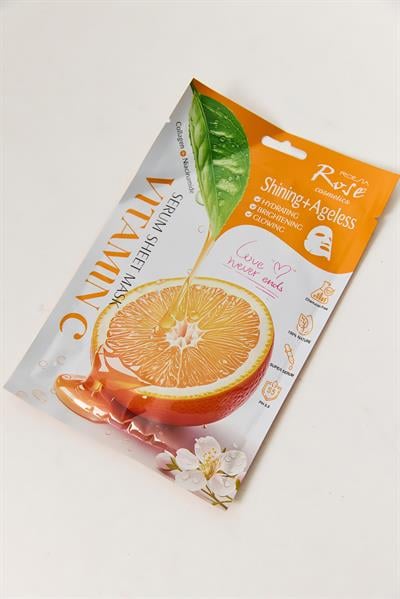 Kadın Extra Özlü Kağıt Yüz Maskesi C Vitamini