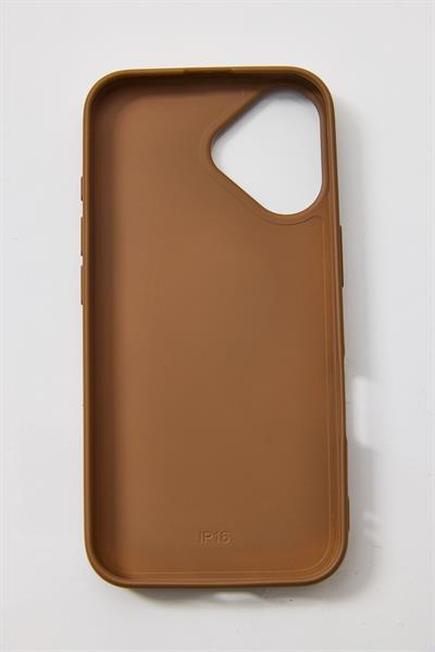 İphone 16  Uyumlu Kurdele Detaylı Kılıf Taba