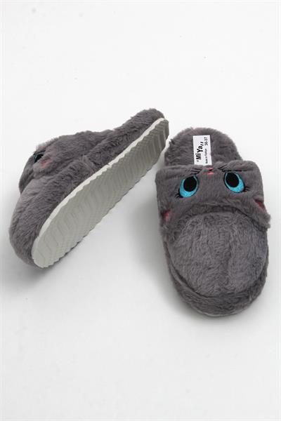 Önü Kapalı Tweety Model Ev Terliği Gri