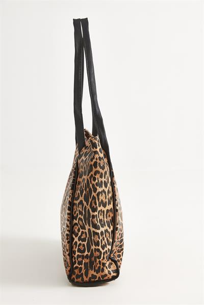 Salaş Model Kadın Omuz Çantası Leopar