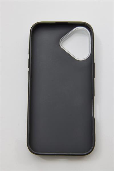 İphone 17 Uyumlu Taş Detaylı Telefon Kılıfı Siyah