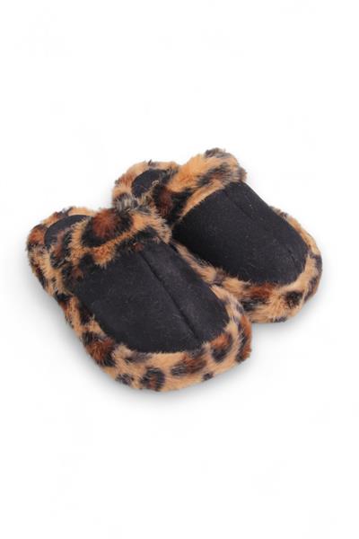 Kadın Rahat Taban Kışlık Siyah Ev Terliği  