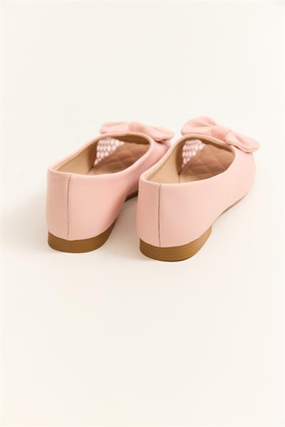 Fiyonk Model Şık Tasarım Babet Pembe