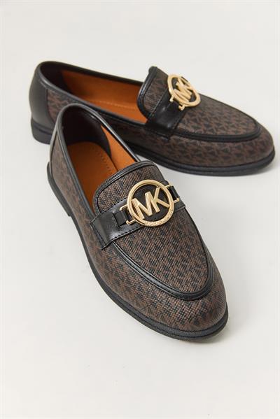 Kadın Kahverengi MK Loafer Yeni Sezon
