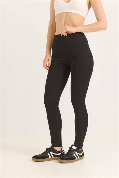 Slim fit yüksek bel toparlayıcı Oysho Tayt Siyah