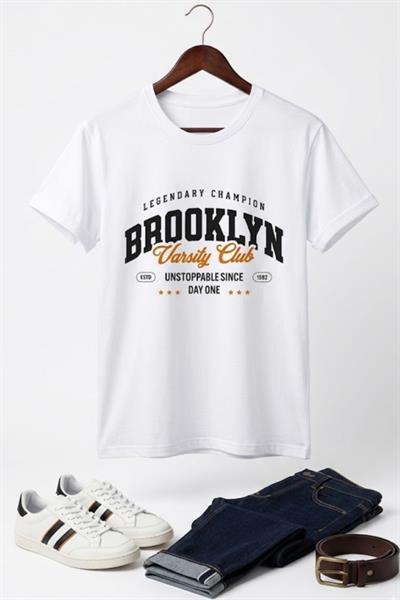 Kadın Bisiklet Yaka Kısa Kollu Tshirt Beyaz