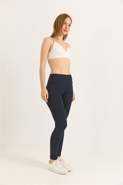 Slim fit yüksek bel toparlayıcı Oysho Tayt Lacivert