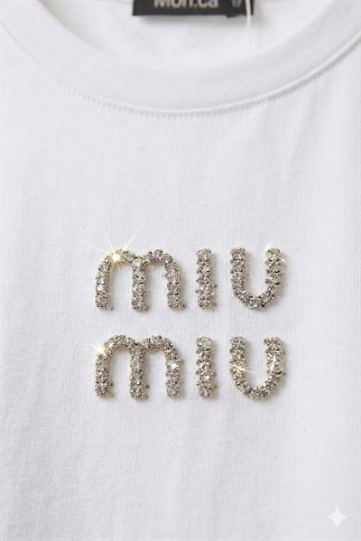 Kadın Bisiklet Yaka Kaşkorse Crop Bluz Beyaz