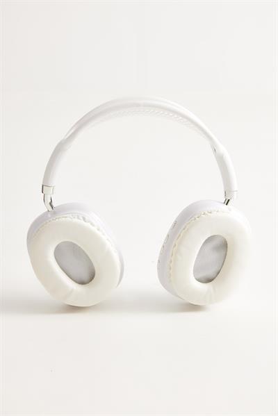 Kulak Üstü Bluetooth Kulaklık Beyaz