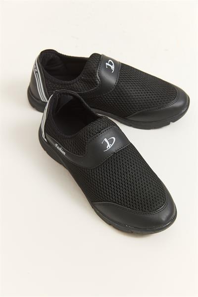 Bağcıksız Model Rahat Taban Ayakkabı Siyah