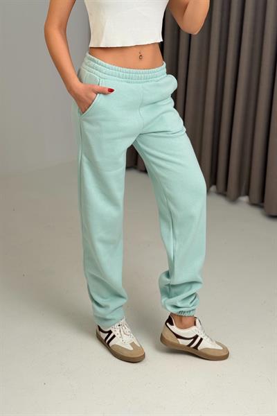 Üç İplik Şardonlu Kadın Eofşman Altı Mavi