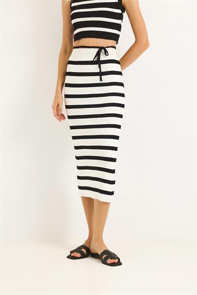 Triko Kalem Etek Beyaz