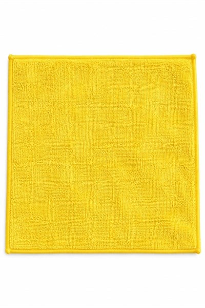 39X39cm Ölçülü Mikrofiber Temizlik Bezi Sarı