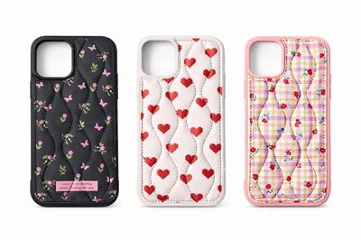 İphone 16 Pro Uyumlu Kalp Desenli Kabartmalı Kılıf Beyaz