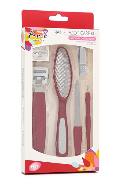Rose 6lı Tırnak Ve Topuk Bakım Seti 